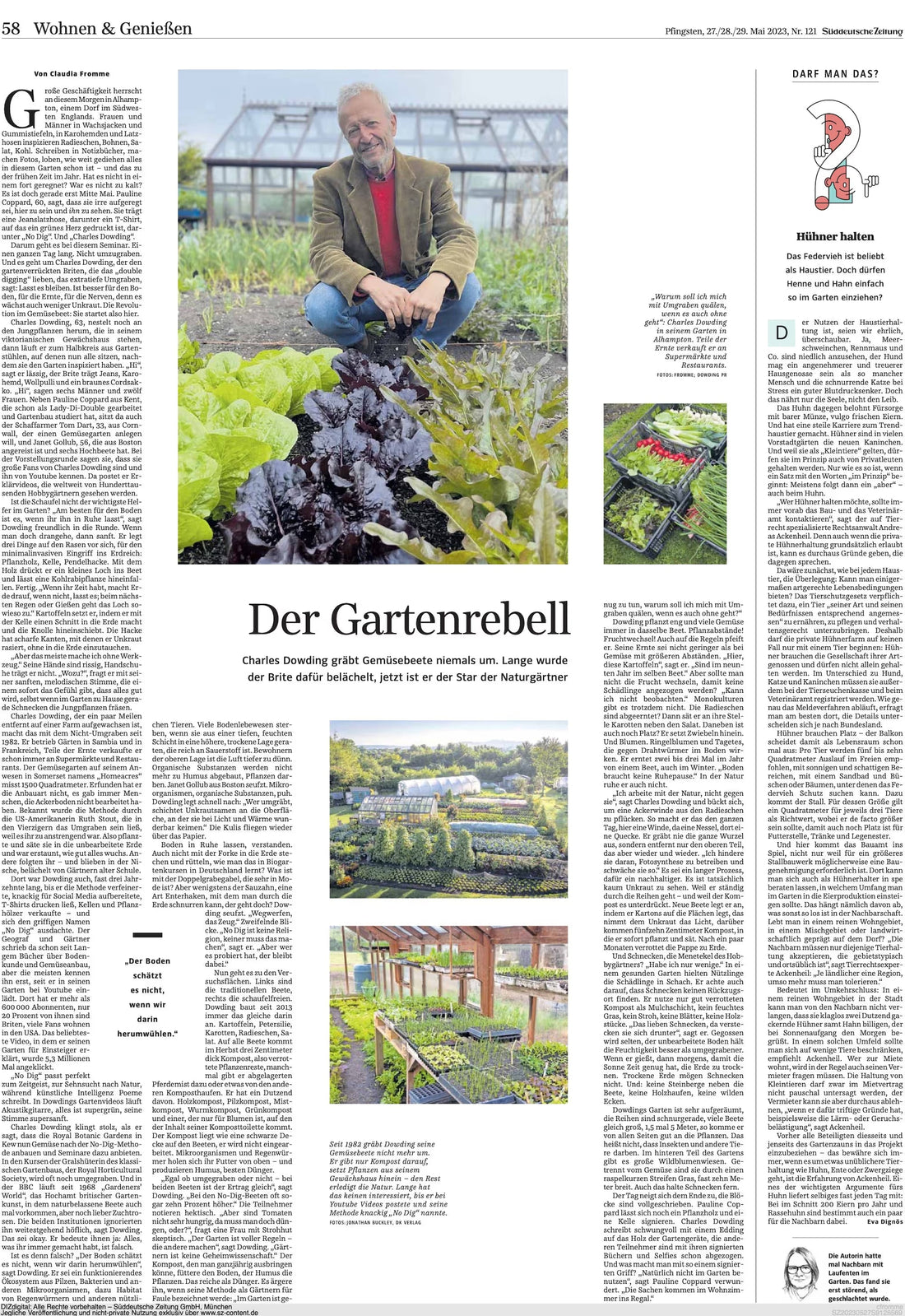 Süddeutsche Zeitung no dig May 2023