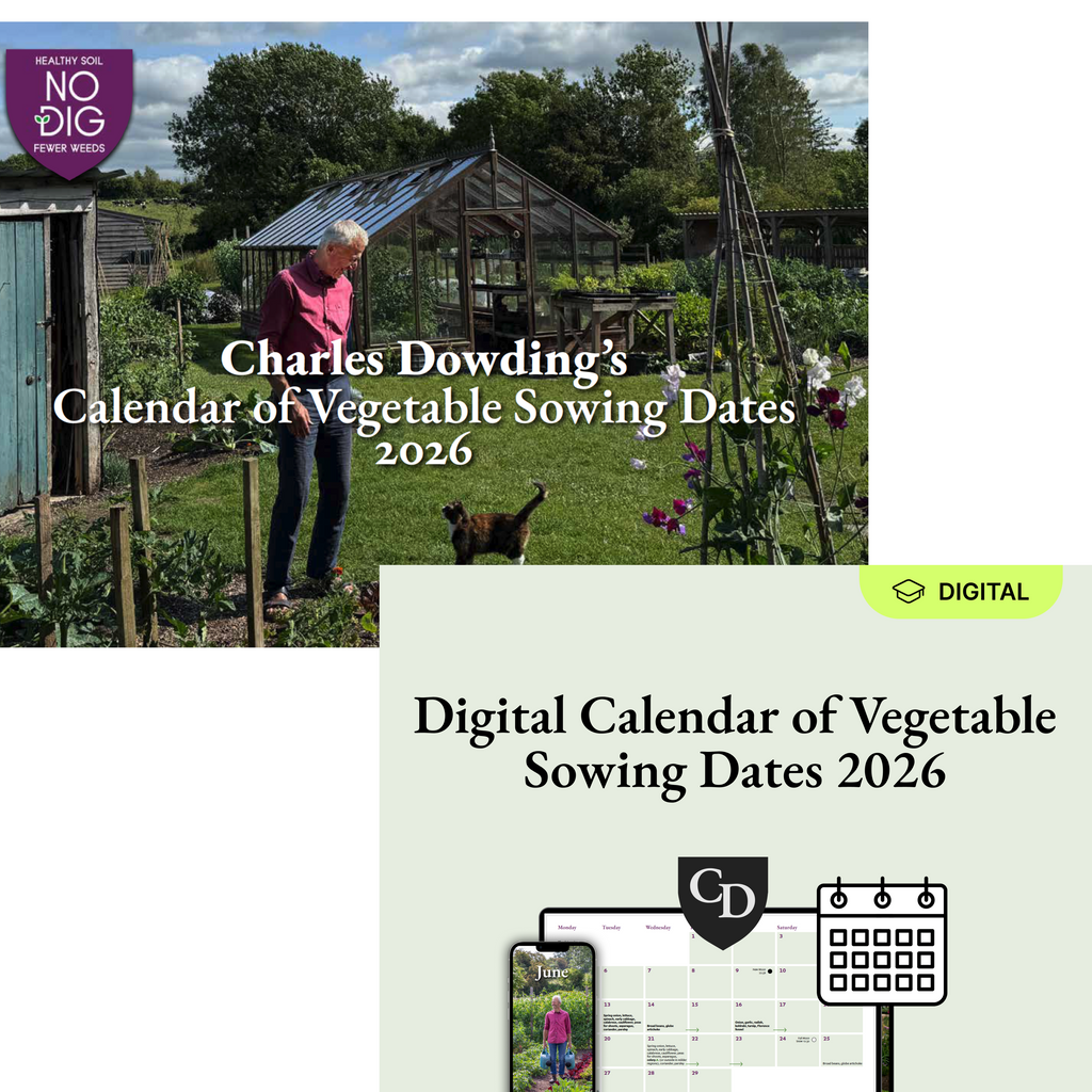 Charles Dowding’s Calendar of Vegetable Sowing Dates 2026 (Digital)
