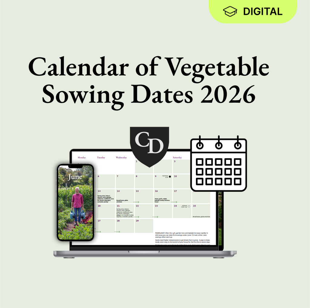 Charles Dowding’s Calendar of Vegetable Sowing Dates 2026 (Digital)